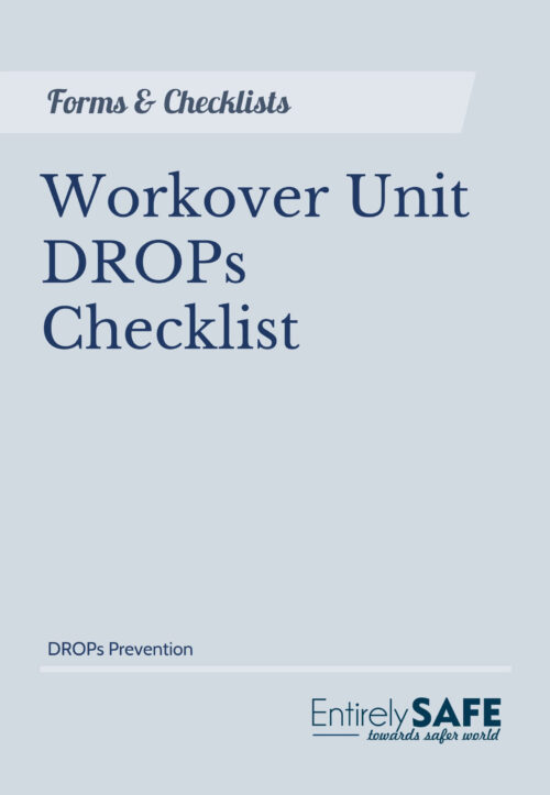 P-9881 - Workover-Unit-Drops-Checklist